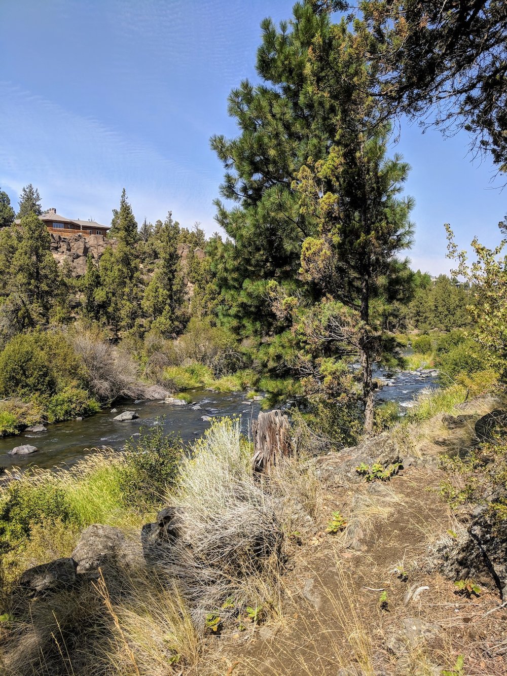  A small trail along the river 