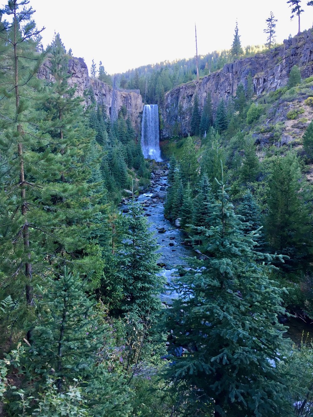  View of Tumalo Falls from the day use area 