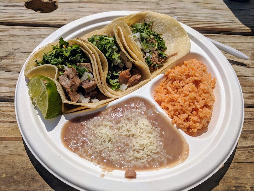  Taco plate from Rico's 
