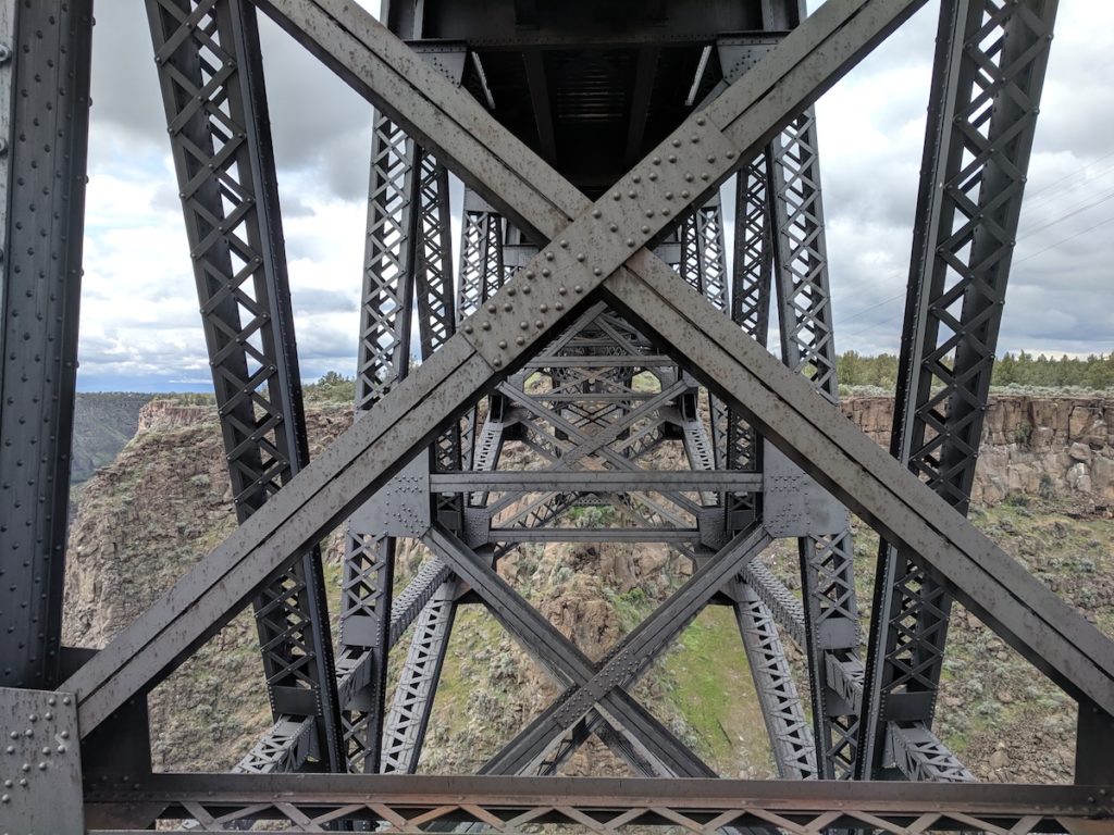 Railroad bridge - Peter Skene Ogden State Park: Historic Bridge Scenic Overlook in Central Oregon