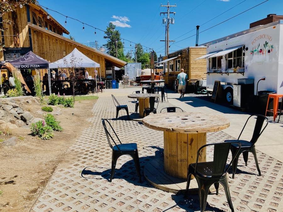 Sisters food cart pod Oregon