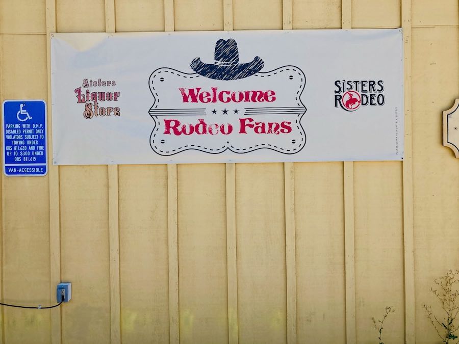 Sisters Rodeo sign