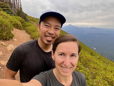 Jedd and Michelle Black Butte hike